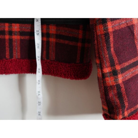 JouJou Premium Outerwear Tartan Plaid Jacket Size M - Picture 5 of 9